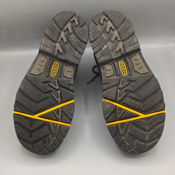 Keen ASTM F2413-18 MEN SZ US 11 M Waterproof Leather Hiking Steel toes boots main image 12